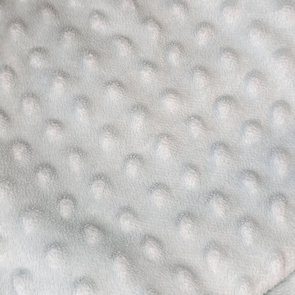 Hobby Lobby Creations By Grace BABY BLANKET Gray Arrows Minky Back Light Blue - Picture 5 of 7